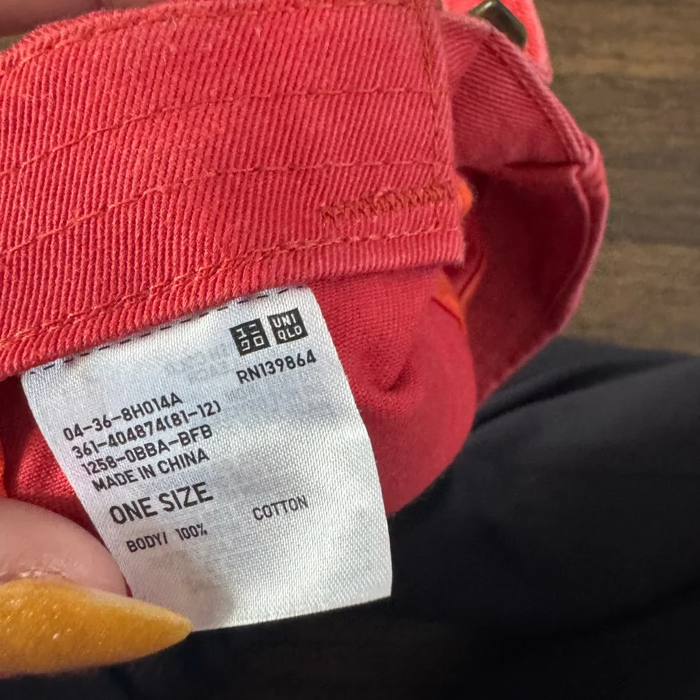Uniqlo Coral Cotton Cap